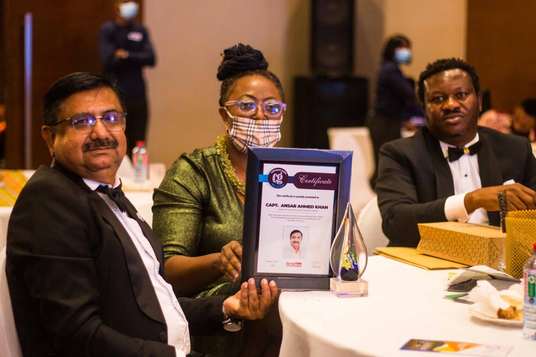 Dredge Masters MD Inducted Into Corporate Ghana Hall of Fame.
