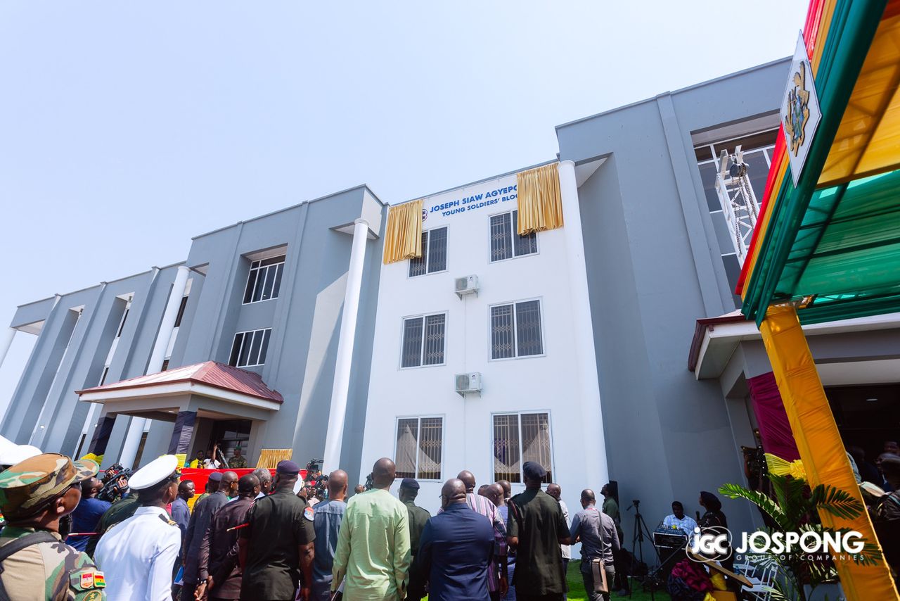 President unveils Joseph Siaw Agyepong Young Soldiers Block for the 37 Military Hospital