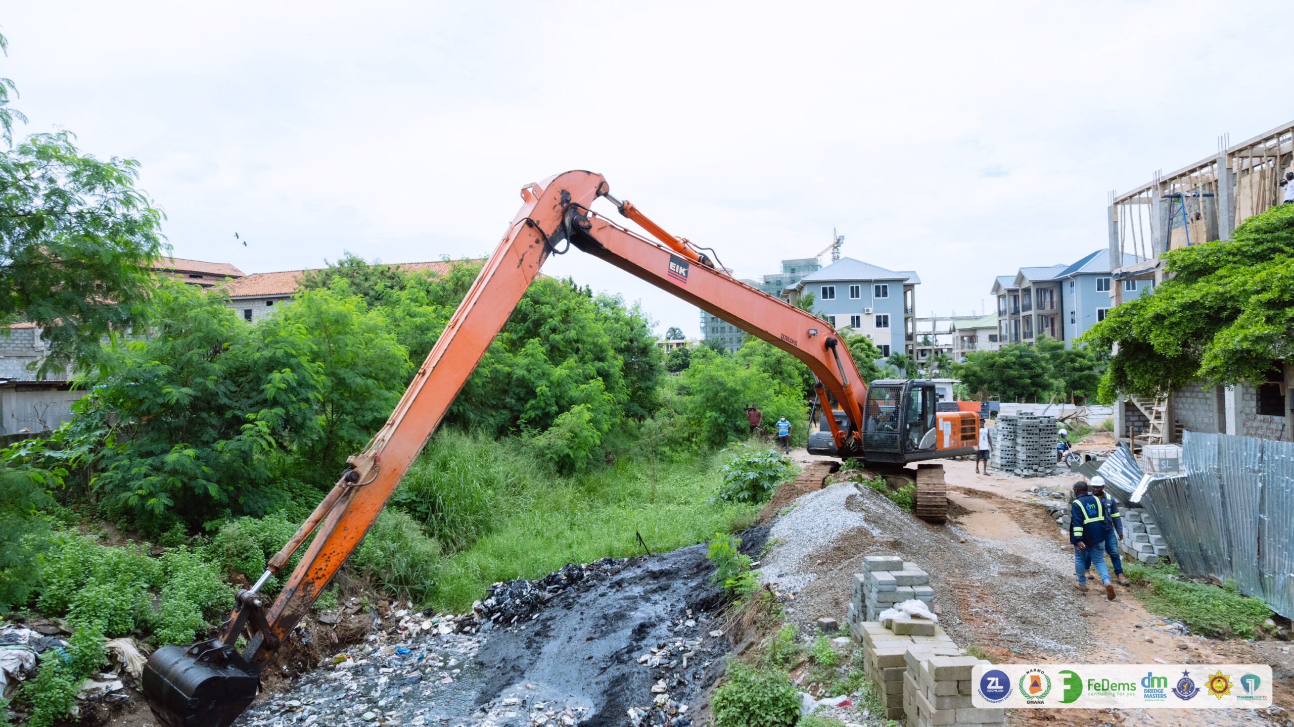 Zoomlion Partners NADMO in Operation to Mitigate Flooding